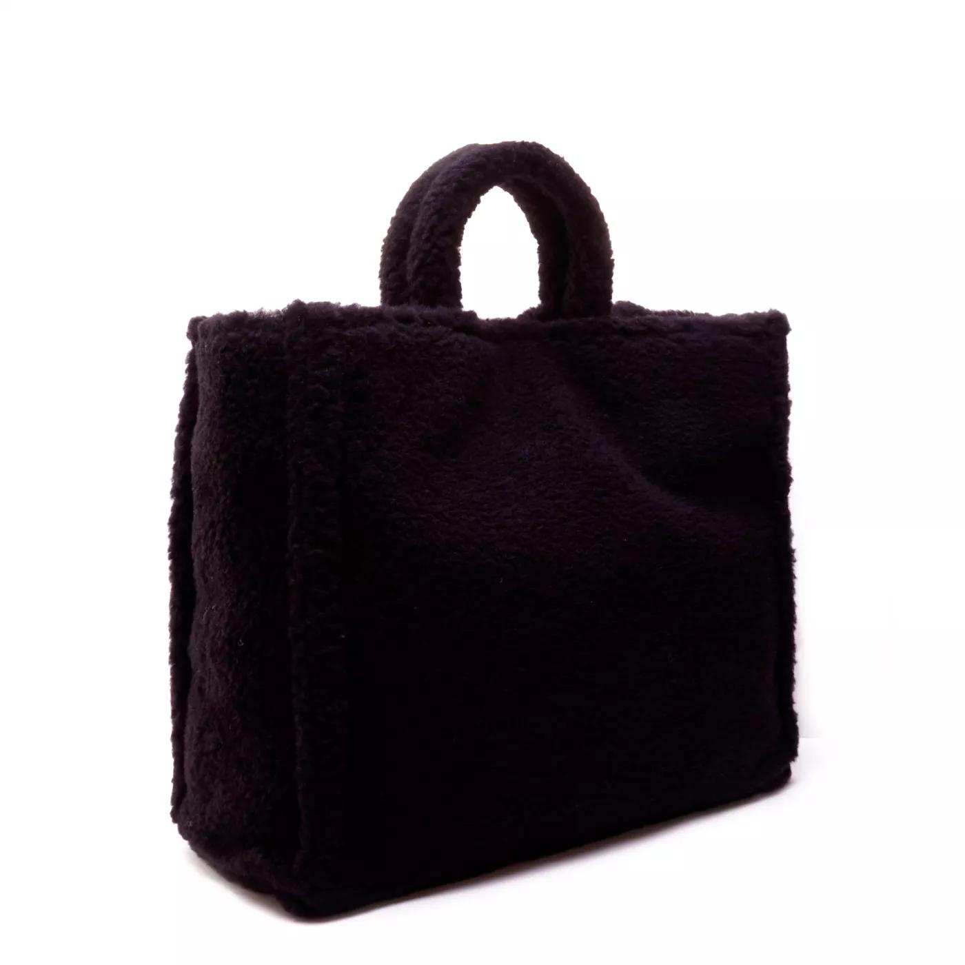 Coccinelle Crossbody bags Schwarze Leder Handtasche IQ9180101001T in zwart