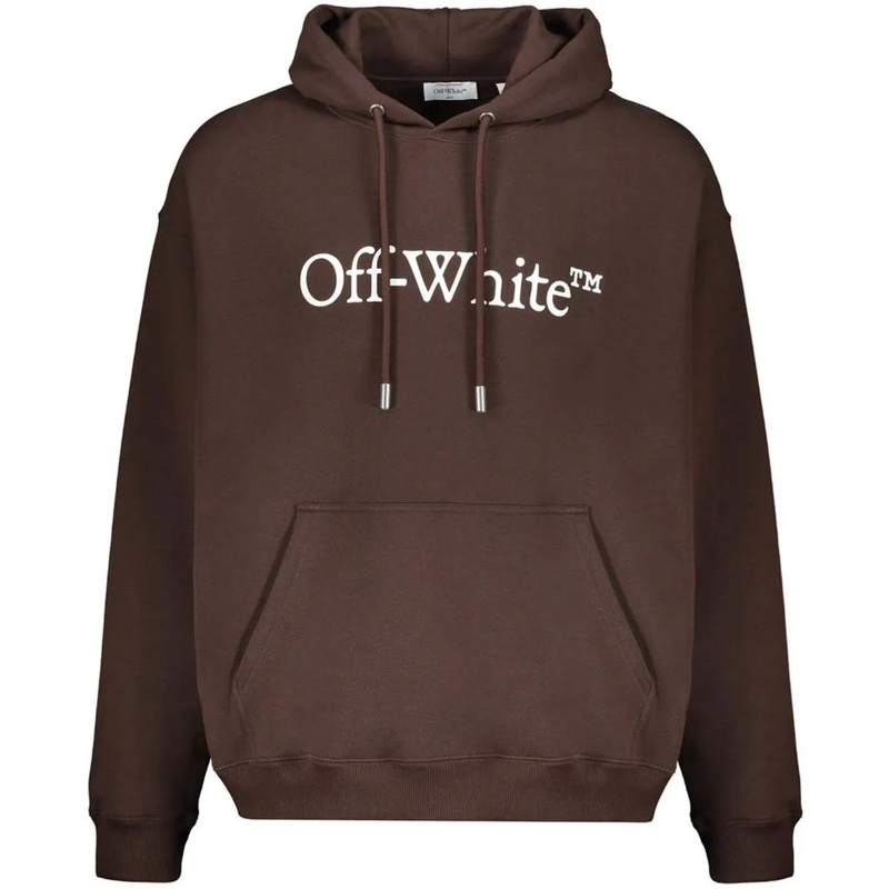 Off-White Legeres Oberteil Off-White Logo Sweatshirt braun
