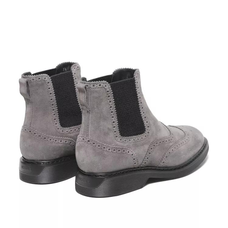 Thumbnail - Hogan Stiefel - Beatles Model Ankle Boot - Gr. 8 - in Grau - für Damen