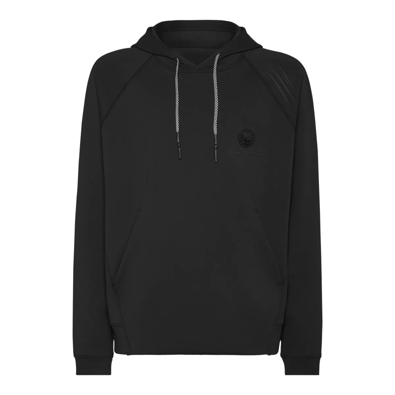 Plein Sport Top Hoodie schwarz