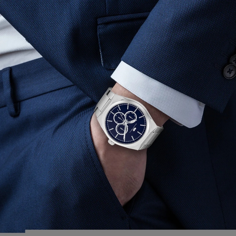 Rhodenwald & Söhne Automatikuhr Herren Armbanduhr Cooledge Edelstahl silber(Image 2)