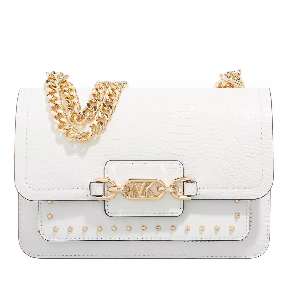 Michael kors white on sale purse with gold chain