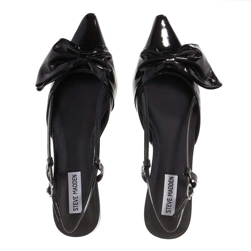 Steve Madden Mules Dazzled Black Leather(Image 5)