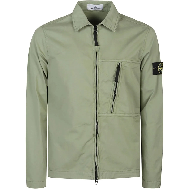 Stone Island Doudoune Over Shirt Jacket Green grün
