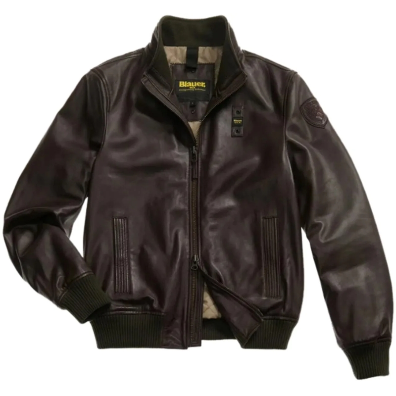 Blauer Daunenjacke Jackets Castagna braun