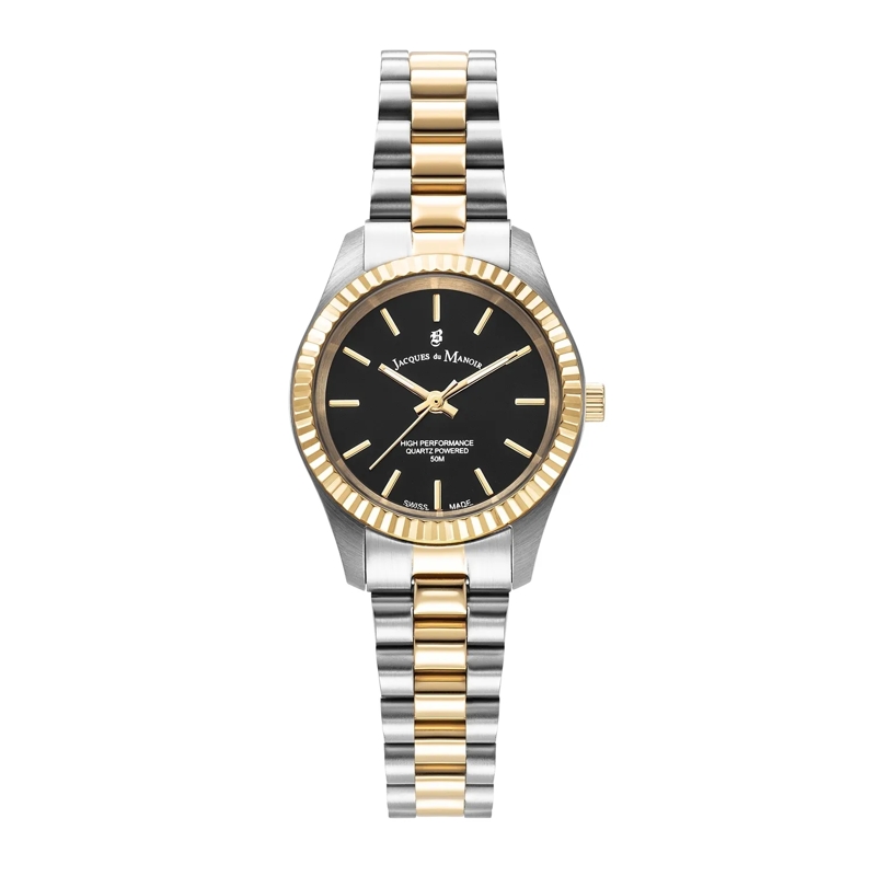 Jacques du Manoir Quarzuhr Inspiration Prime Uhr Silber farbend, Gold farbend,
