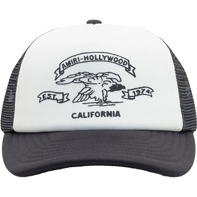 Amiri  Cappellino Eagle Trucker schwarz
