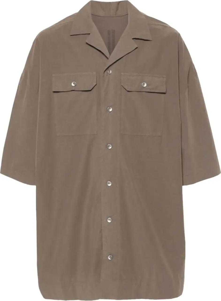 Thumbnail - Rick Owens - Magnum Tommy Shirt Dust - Größe S - grau