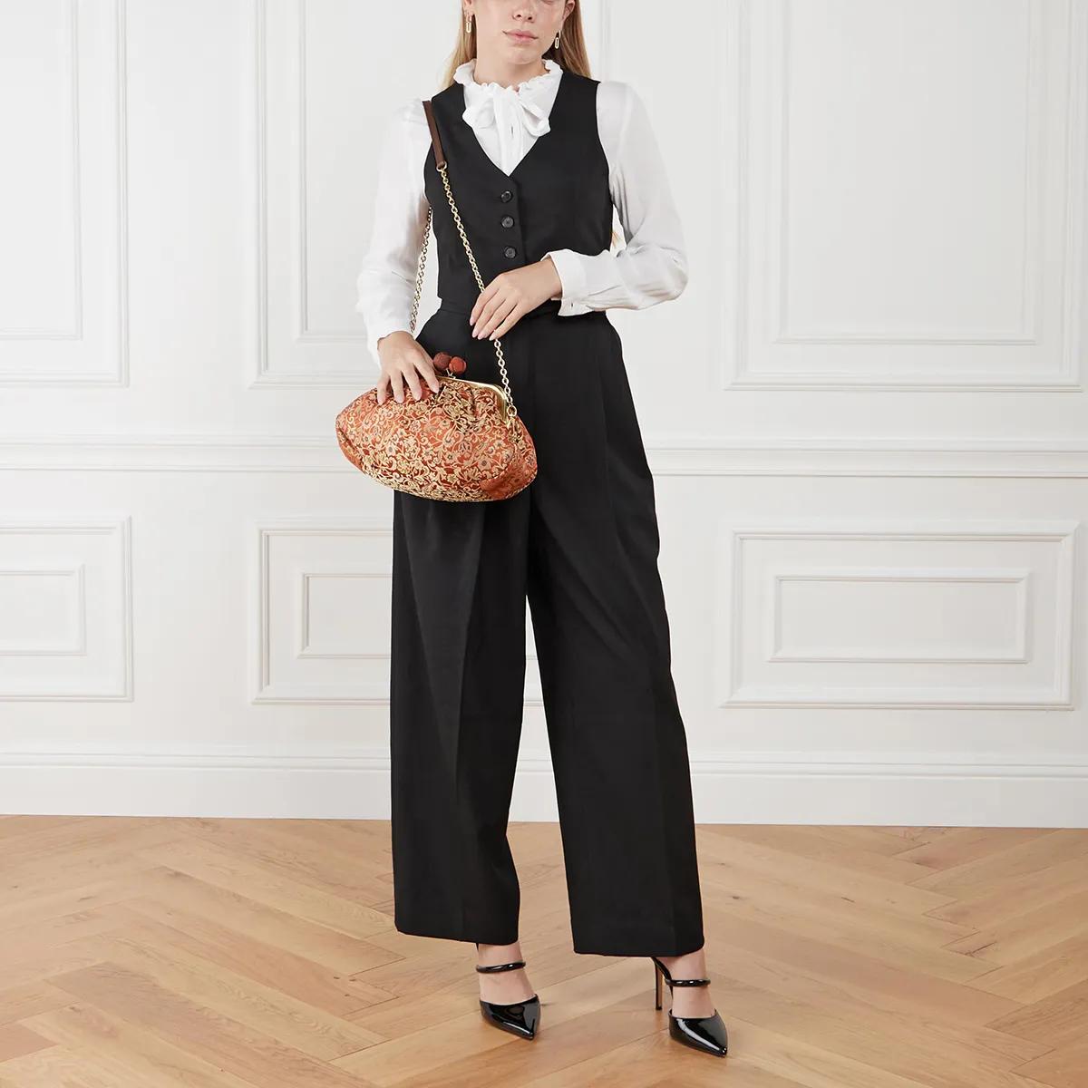 Fendi Hobo bags 2000-2010 Zucchino Canvas Pochette Crossbody in bruin