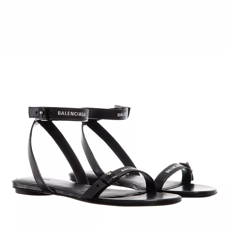 Balenciaga Afterhour Sandals Black White Sandale