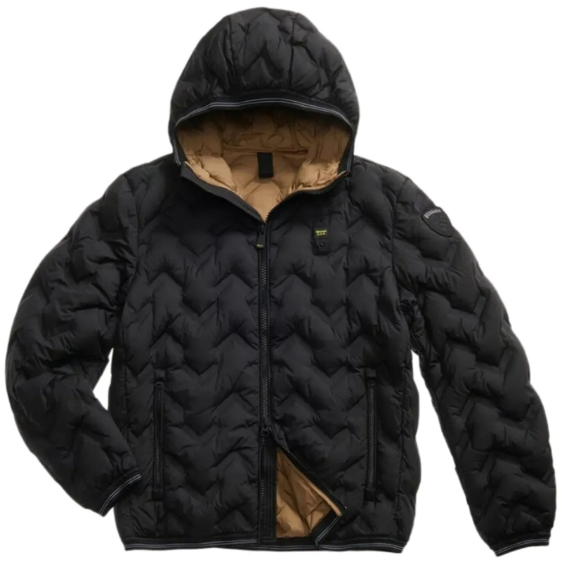 Blauer Daunenjacke Coats Black schwarz