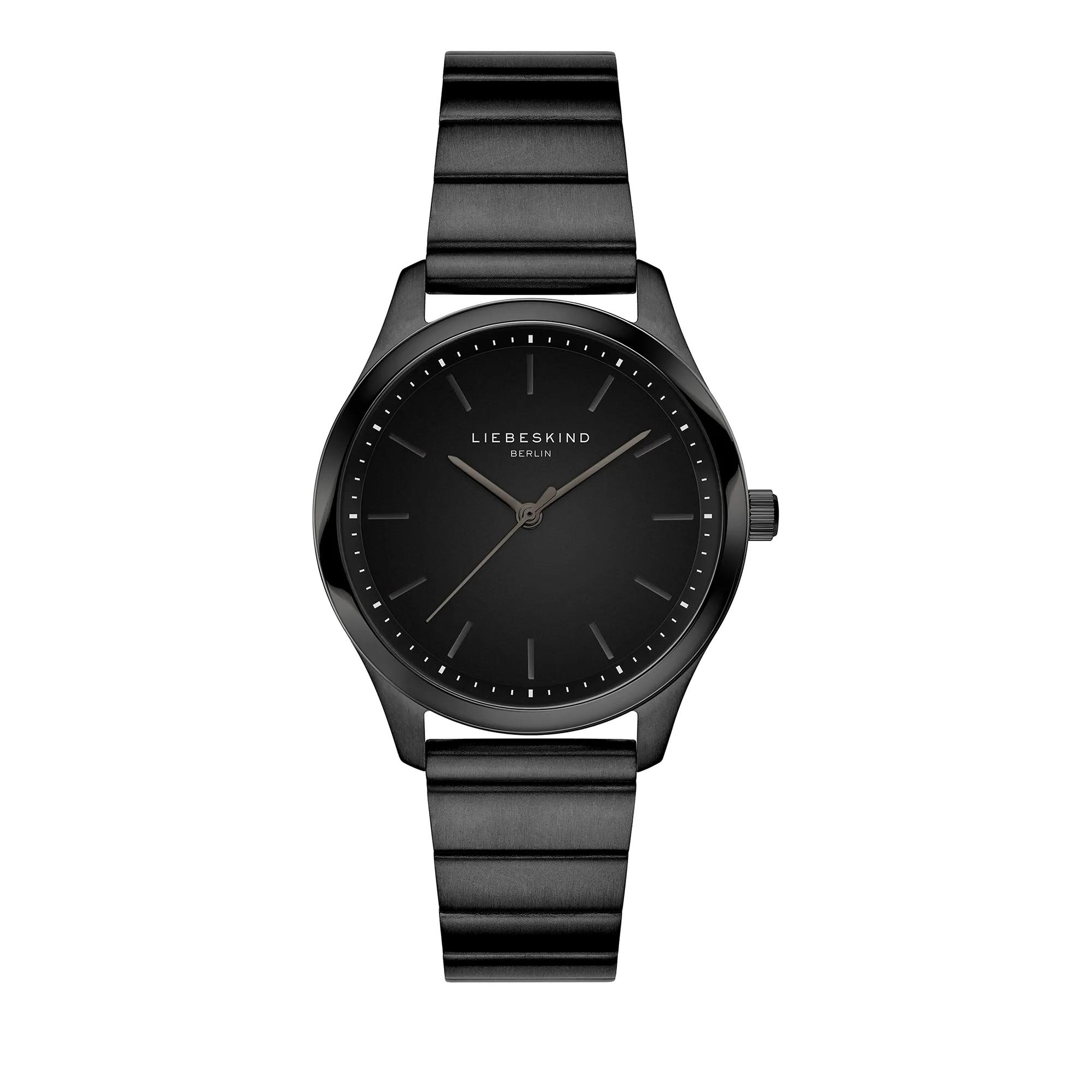 Liebeskind Berlin Uhren - Edelstahl Armbanduhr - Gr. unisize - in Schwarz - für Damen und Herren