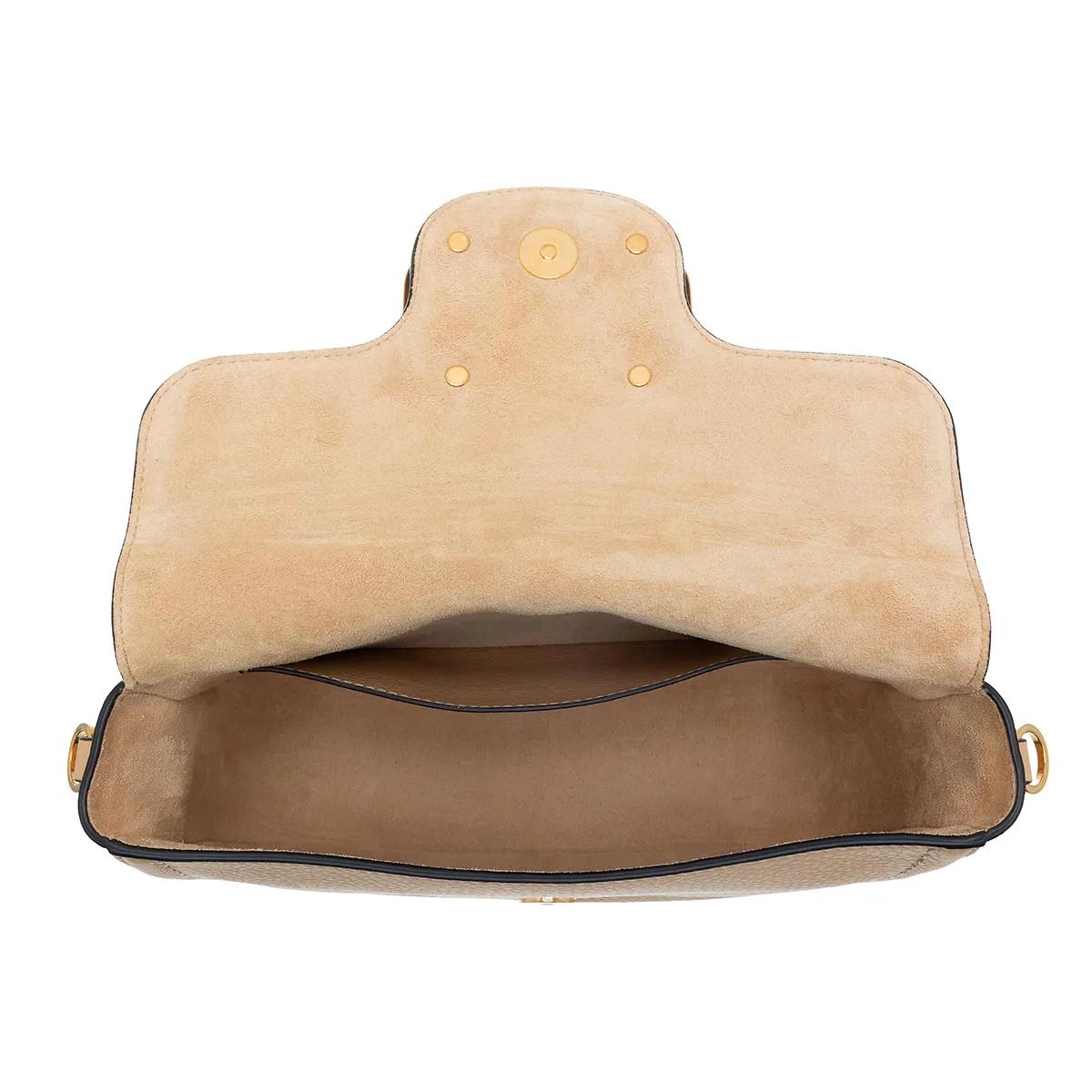 Valentino Garavani Crossbody bags Shoulder Bag Alltime Brass Logo in beige