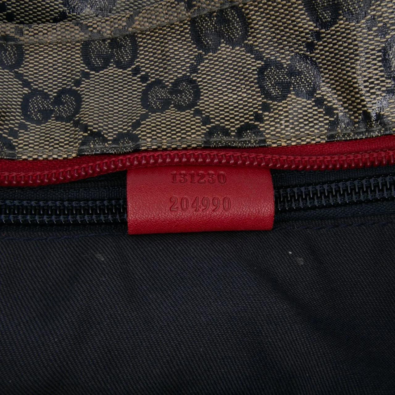 Thumbnail - Gucci Shopper - GG Crystal Web Tote - Gr. unisize - in Braun - für Damen