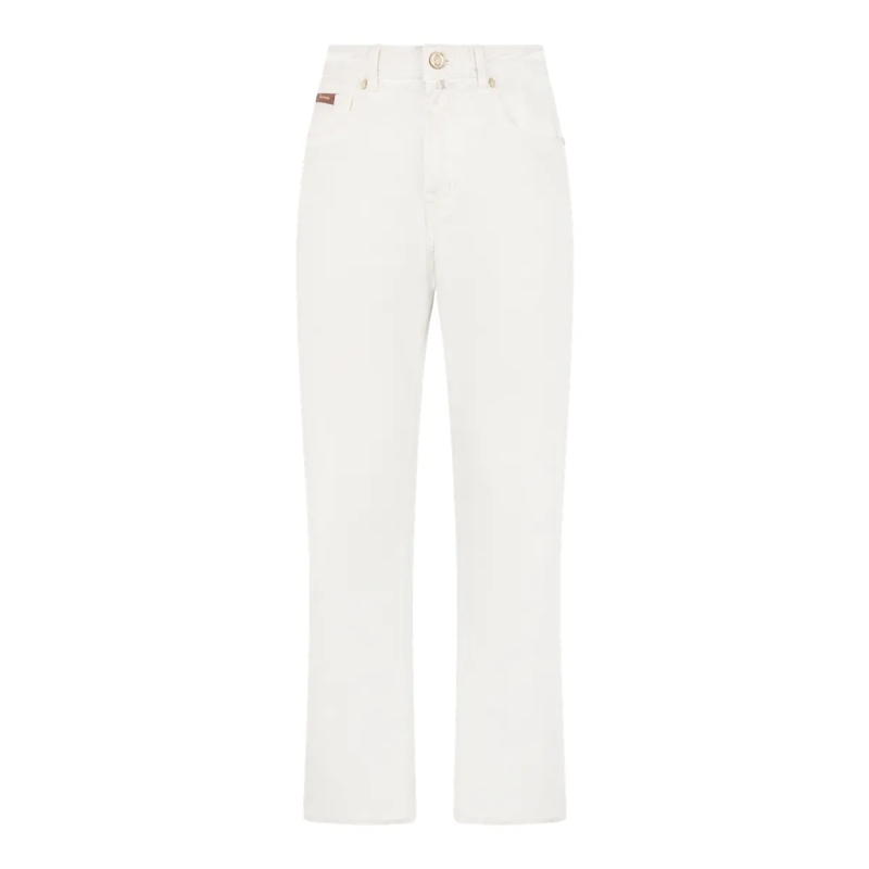 BILLIONAIRE Jeans mit geradem Bein Straight Cut Jeans Bb Monogram beige