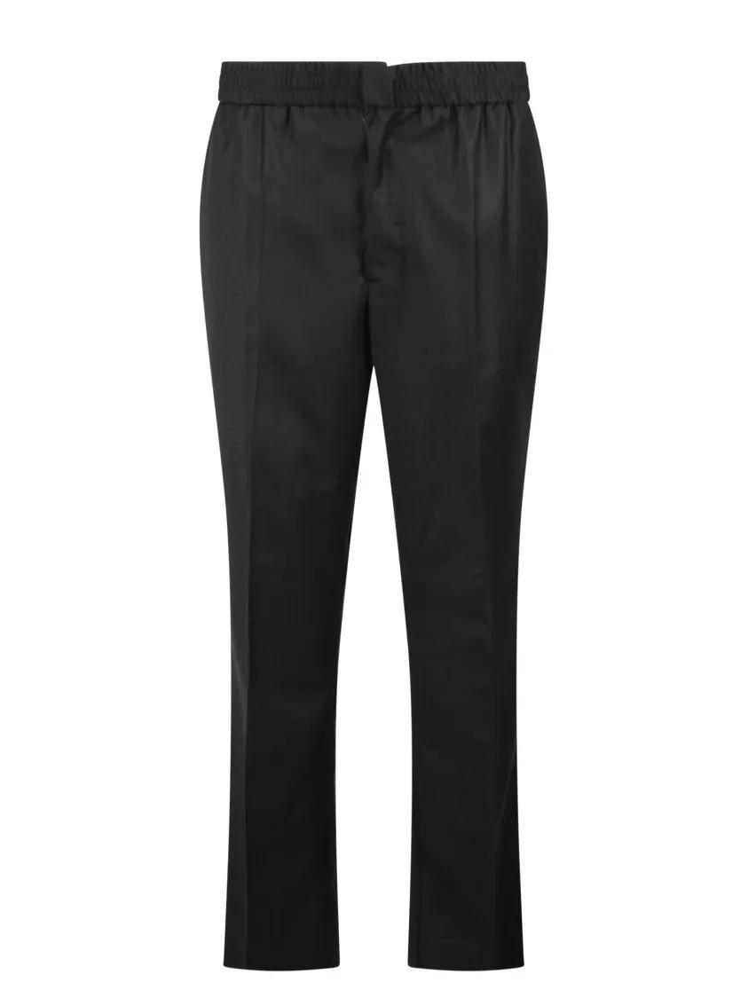 AMI Paris - Elasticated Waist Trousers - Größe S - schwarz