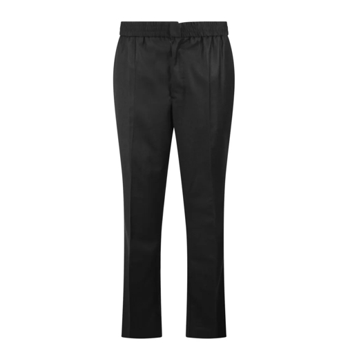 AMI Paris  Elasticated Waist Trousers Black