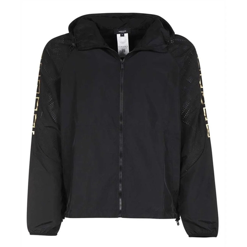 Versace Daunenjacken Versace Greca Motif Jacket schwarz