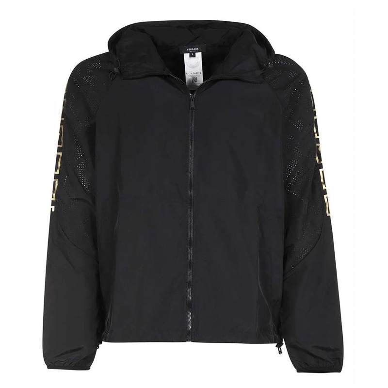 Versace Donsjas Versace Greca Motif Jacket schwarz