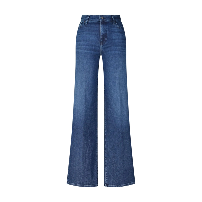 FRAME Jeans Flared Jeans Le Slim Palazzo Dunkelblau