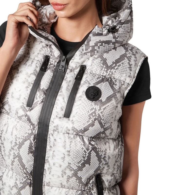 Plein Sport Weste Outdoorjacke Python grau(Image 4)