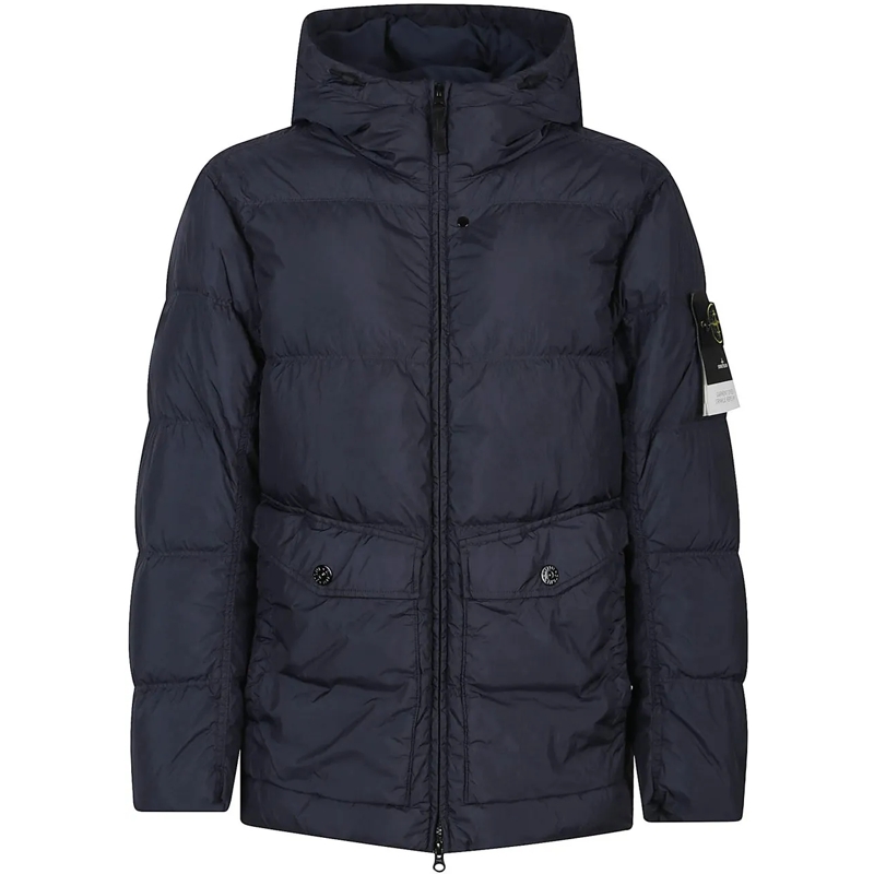 Stone Island Doudoune Rds Short Parka Blue blau
