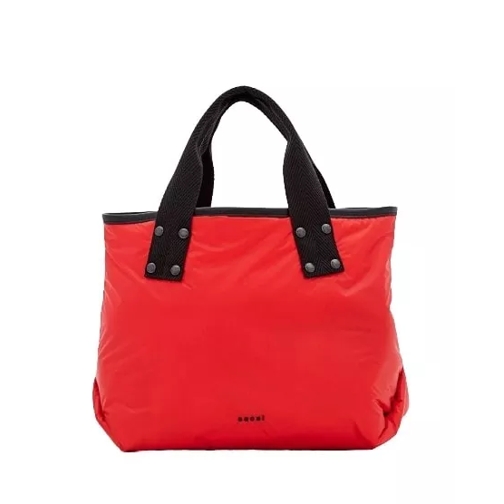 Sacai Skytex Nylon Medium Tote Bag Red Tote