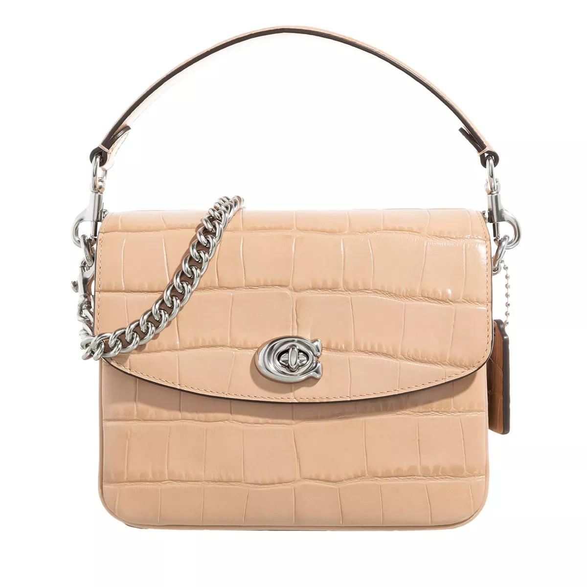 Coach Crossbody Bags - Embossed Croc Cassie Crossbody 19 - Gr. unisize - in Beige - für Damen