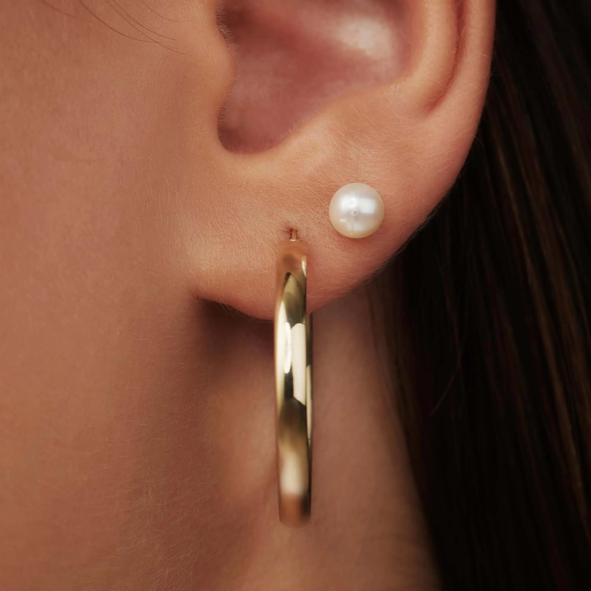 Thumbnail - Isabel Bernard Ohrringe - Belleville Nova 14 karat ear studs - Gr. unisize - in Gold - für Damen