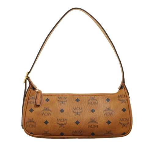 MCM Aren Vi Shoulder Bag Small  Cognac Sac à bandoulière