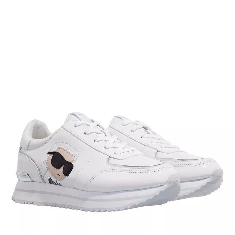 Karl Lagerfeld Low-Top-Sneaker VELOCITA II Karl NFT Lo Lace White Leather Suede