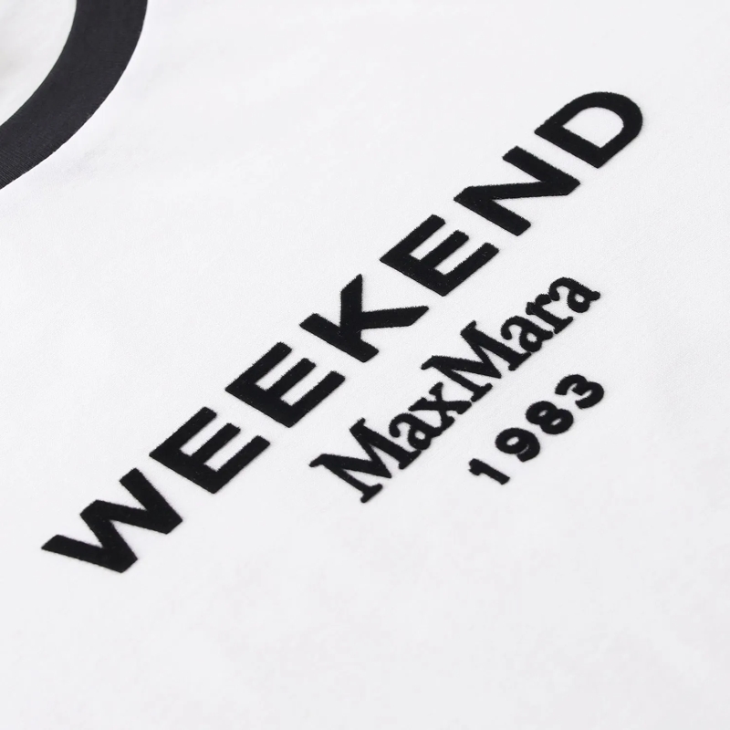WEEKEND Max Mara T-Shirt T-Shirt aus Baumwolle weiß(Image 3)