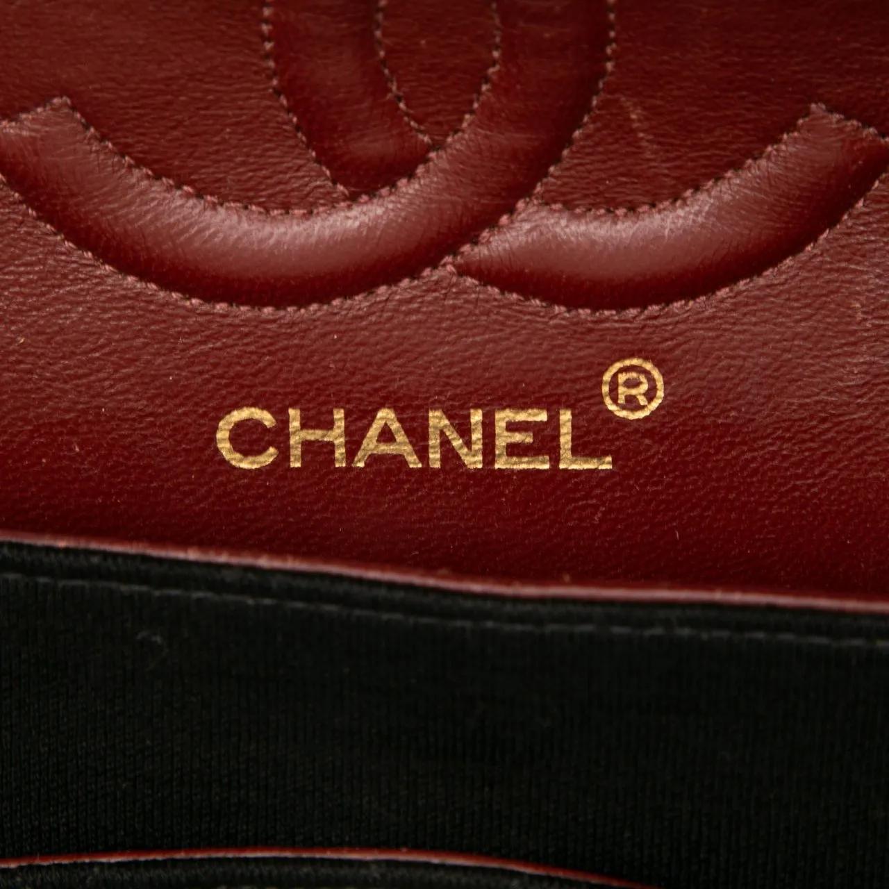 Thumbnail - Chanel Hobo Bags - Medium Classic Jersey Bijoux Chain Double Flap - Gr. unisize - in Schwarz - für Damen