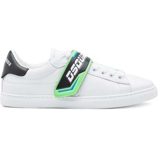 Dsquared2 Low-Top Sneaker Bionic Logo Strap Sneakers weiß