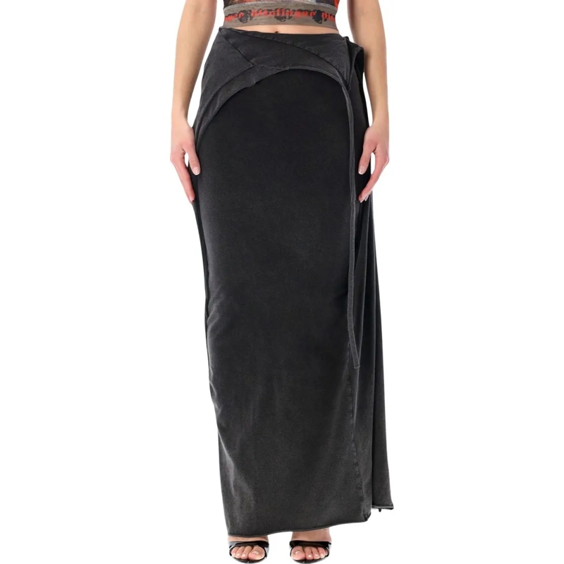 Ottolinger Minirok Slitted Maxy Skirt Black