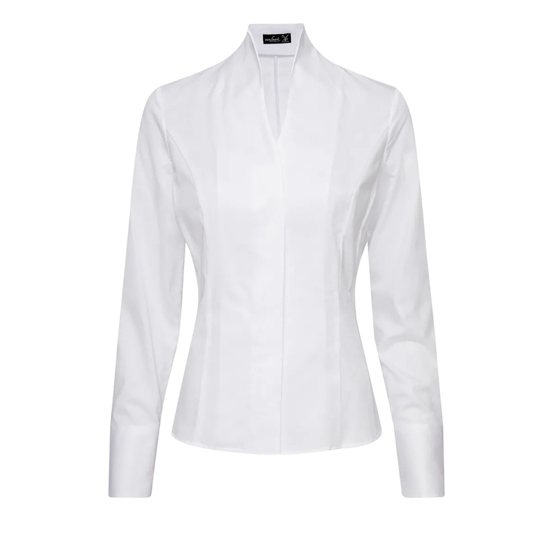 VAN LAACK Bluse Bluse Modern Fit Uni weiss