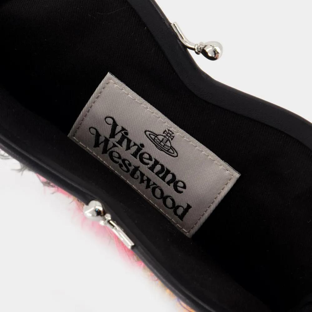 Vivienne Westwood Hobo bags Belle Heart Frame Purse Acetate Multicolor in zwart