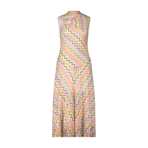 Missoni Kleid mit Zick-Zack Musterung Multicolor Abiti maxi