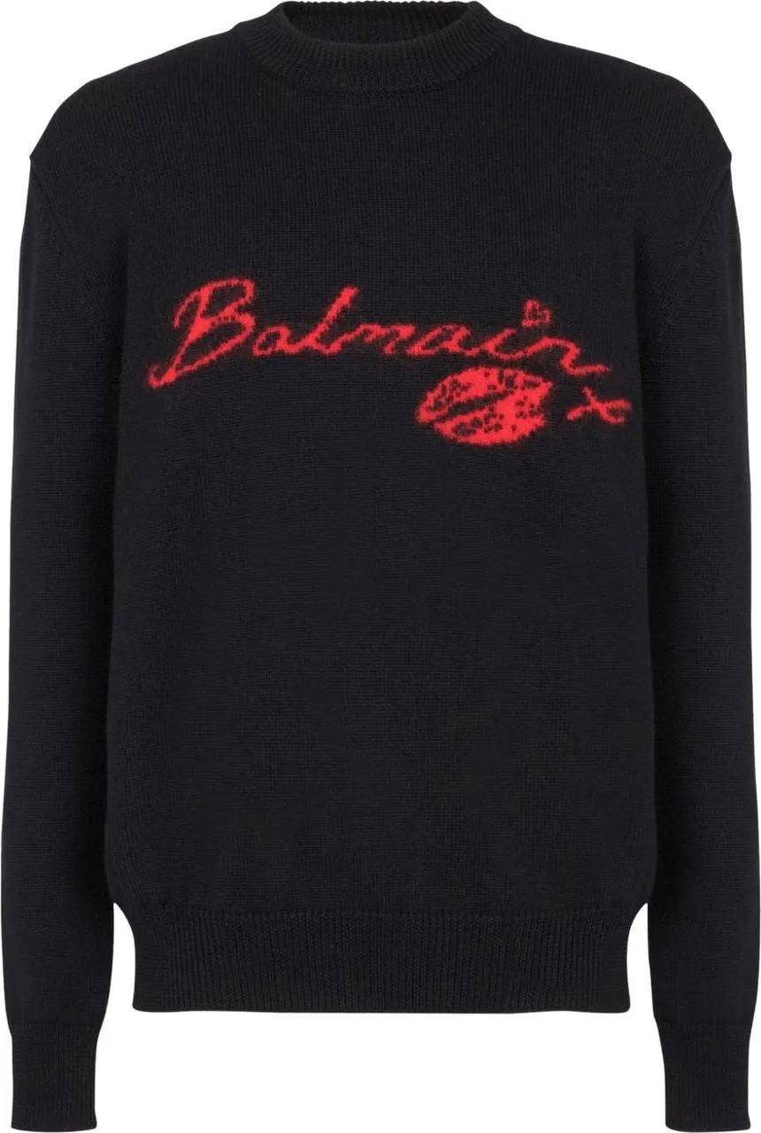 Balmain - Sweaters Black - Größe S - schwarz