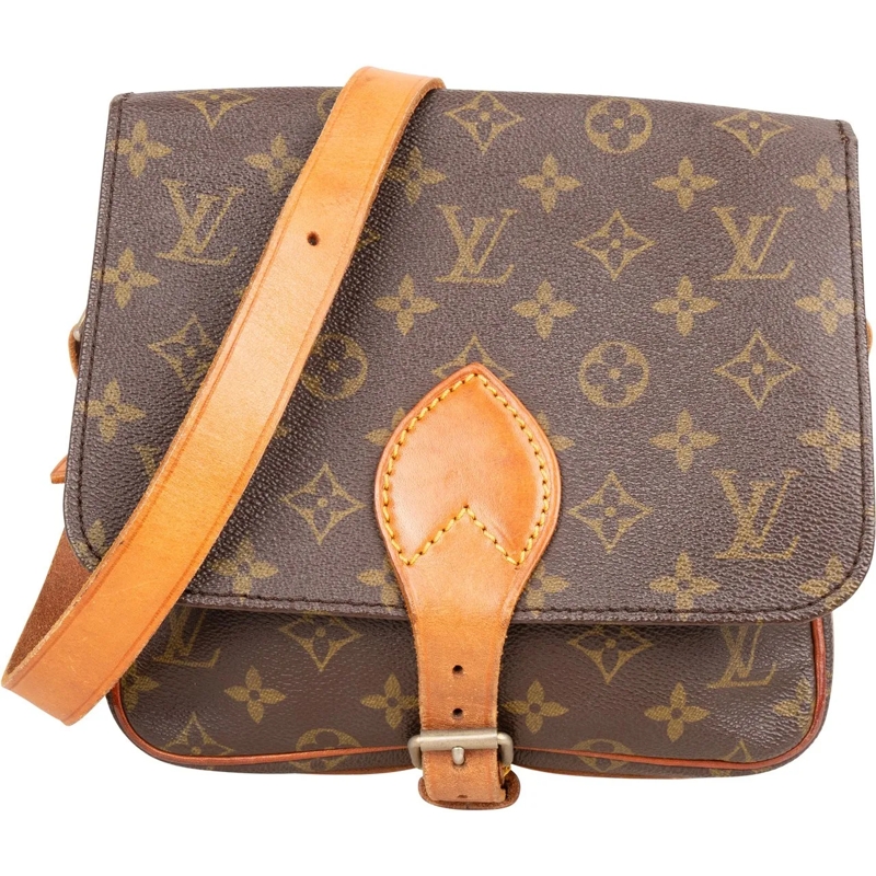 Louis Vuitton Tote Louis vuitton Canvas Monogram Cartouchiere MM Cros braun
