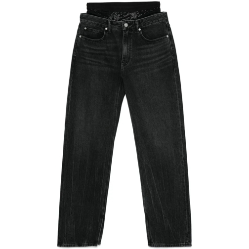 Alexander Wang Jeans Layered Jeans Grey