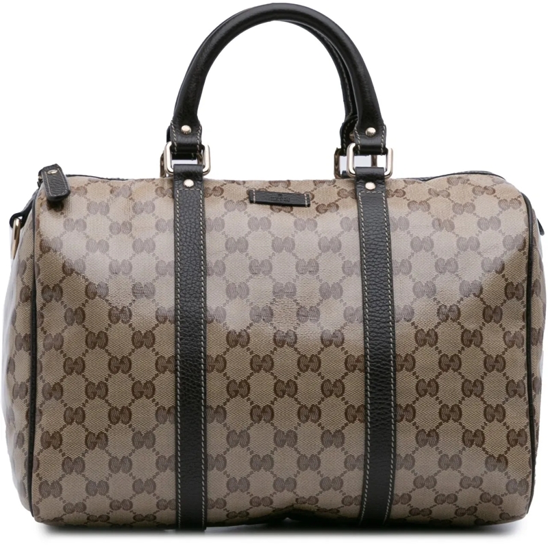 Gucci Tote Medium GG Crystal Joy Boston Bag braun