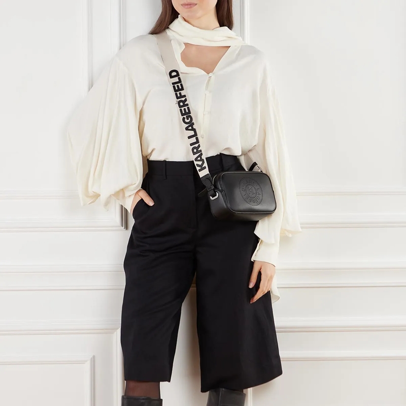 Karl Lagerfeld Crossbody Bag K/Circle Camera Bag Perforated Black(Image 2)