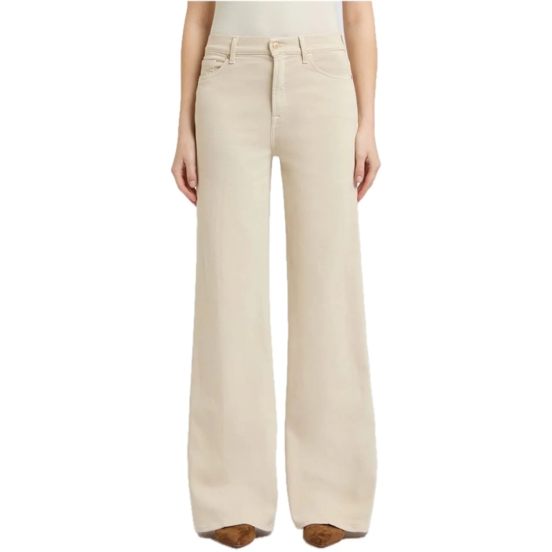 Seven for all Mankind Ausgestellte Jeans beige jeans lotta beige