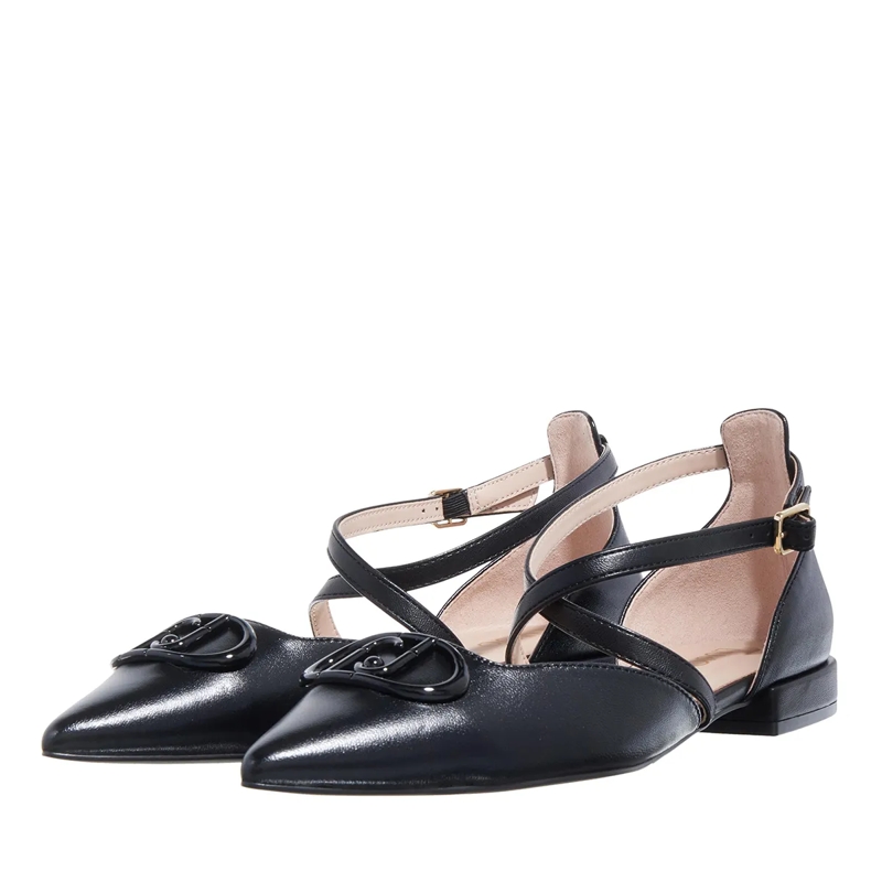LIU JO Ballerinas Viola 19 Shiny Nappa Black(Image 3)