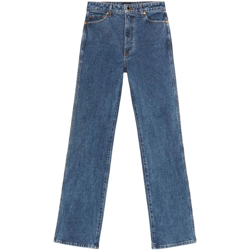 Khaite Jeans mit geradem Bein Jeans Blue blau