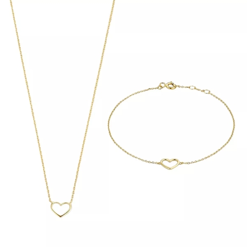 Isabel Bernard Cadeau d'Isabel 14 karat necklace and bracelet gif Gold Kort halsband