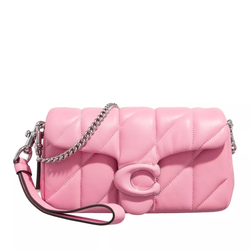 Coach Quilted Pillow Leather Covered C Tabby Vivid Pink Crossbodytas