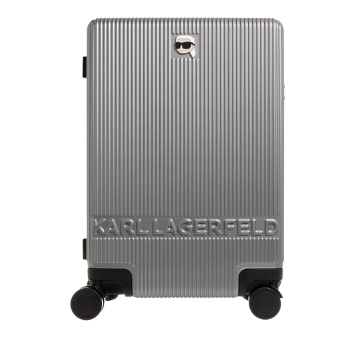 Karl Lagerfeld K/Ikonik 2.0 Karl Hard Trolley Silver Rolkar