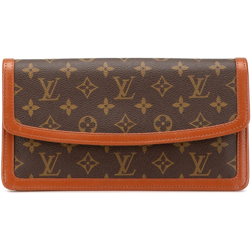 Louis Vuitton Clutch Monogram Pochette Dame PM braun